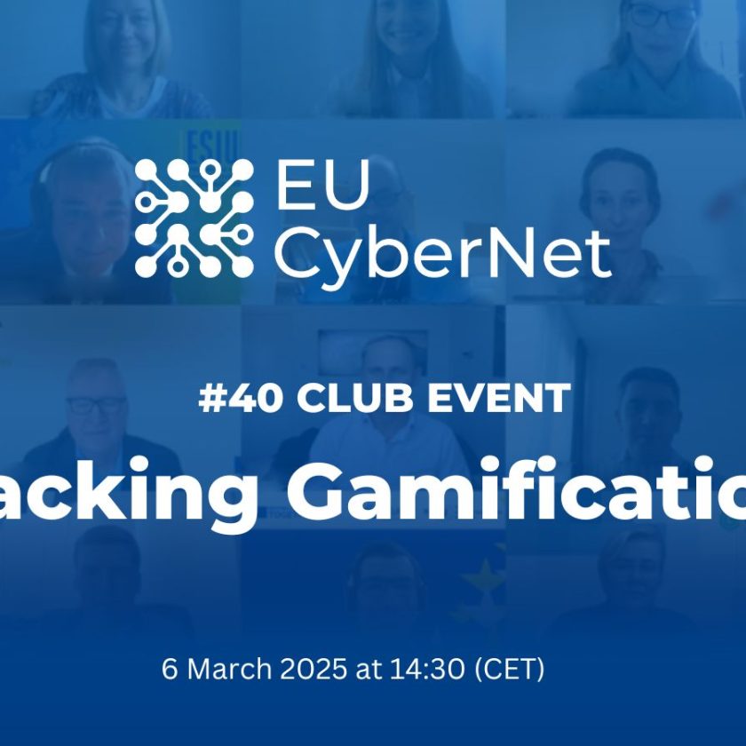 #40 EU CyberNet Club “Hacking Gamification” - EU CyberNet